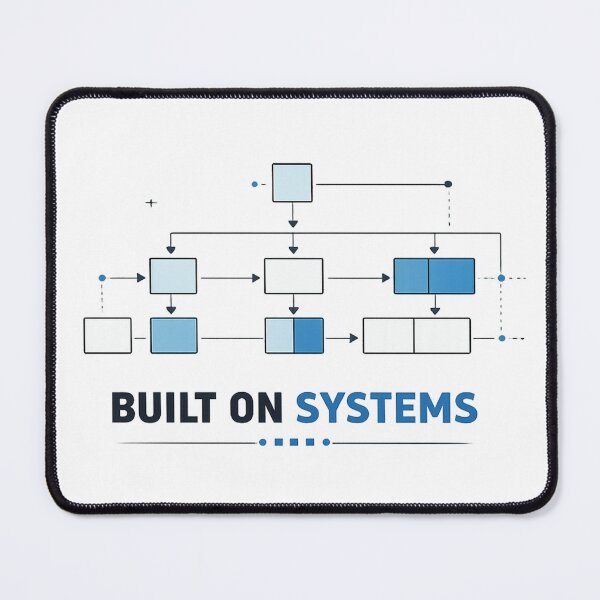 Item preview, Built On Systems Minimal Workflow Business Strategy Professional T-Shirt designed and sold by warlistop.