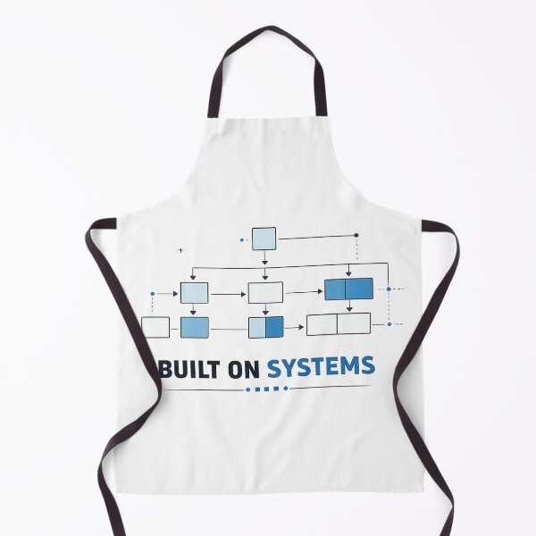 Item preview, Built On Systems Minimal Workflow Business Strategy Professional T-Shirt designed and sold by warlistop.