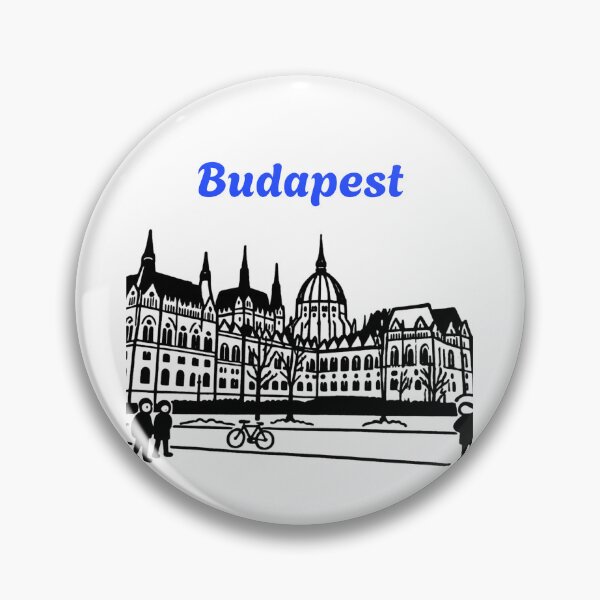 Item preview, Budapest Parliament - Ink Sketch Art designed and sold by Inka Moon Design.