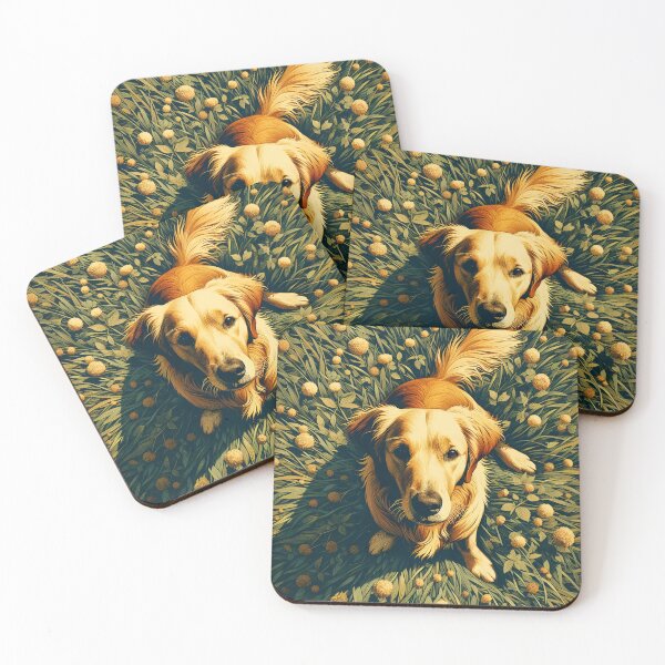 Item preview, Golden Retriever, Ai Generated Art designed and sold by ACC .
