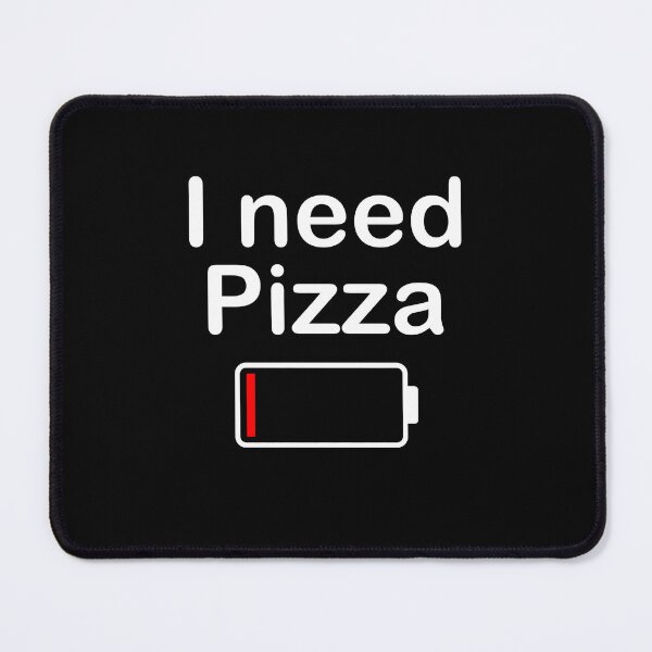 Item preview, I Need Pizza Recharge Italian Food Funny Pizza designed and sold by Randomera.