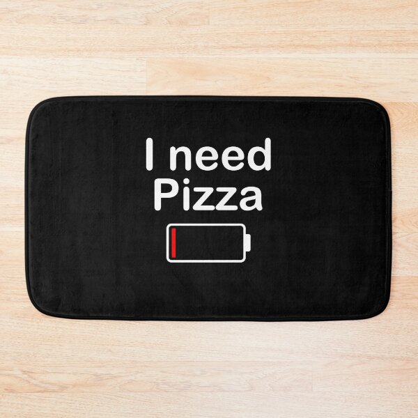 Item preview, I Need Pizza Recharge Italian Food Funny Pizza designed and sold by Randomera.