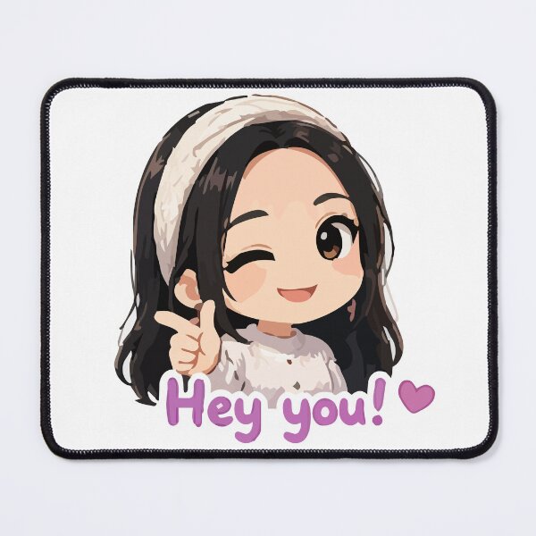 Item preview, Tiny Human, Big Charm – Kawaii Anime Girl with Wink designed and sold by MarWachaN.