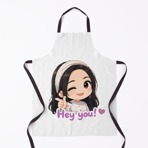 Item preview, Tiny Human, Big Charm – Kawaii Anime Girl with Wink designed and sold by MarWachaN.