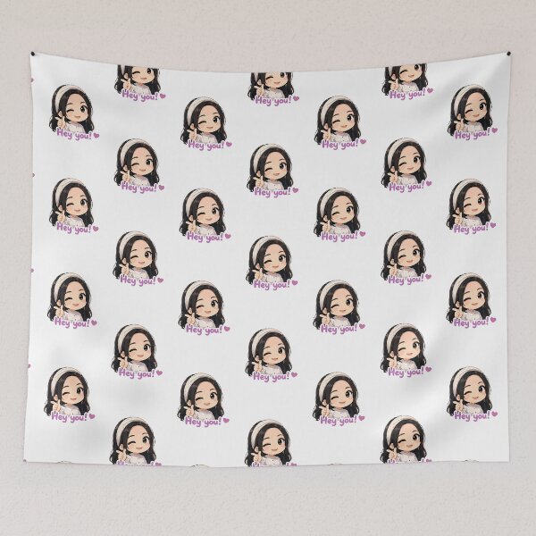 Item preview, Tiny Human, Big Charm – Kawaii Anime Girl with Wink designed and sold by MarWachaN.