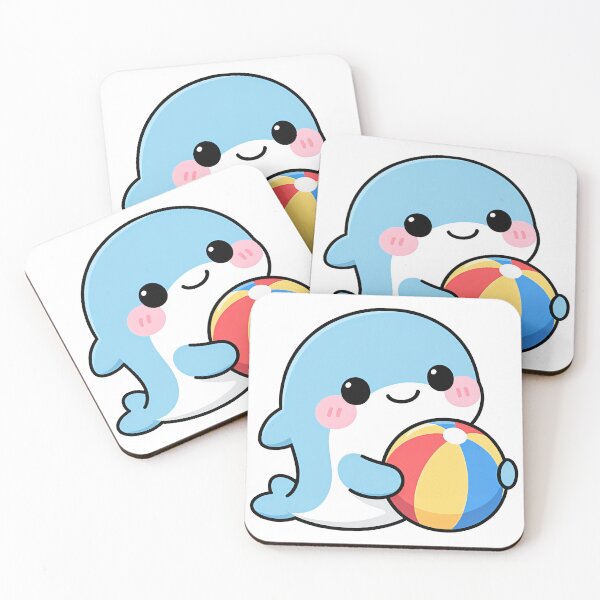 Item preview, Dolphin holding beach ball designed and sold by Kimicute.
