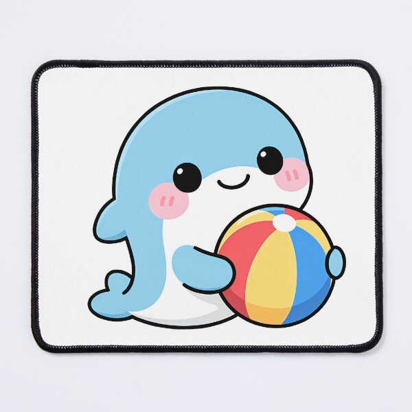 Item preview, Dolphin holding beach ball designed and sold by Kimicute.