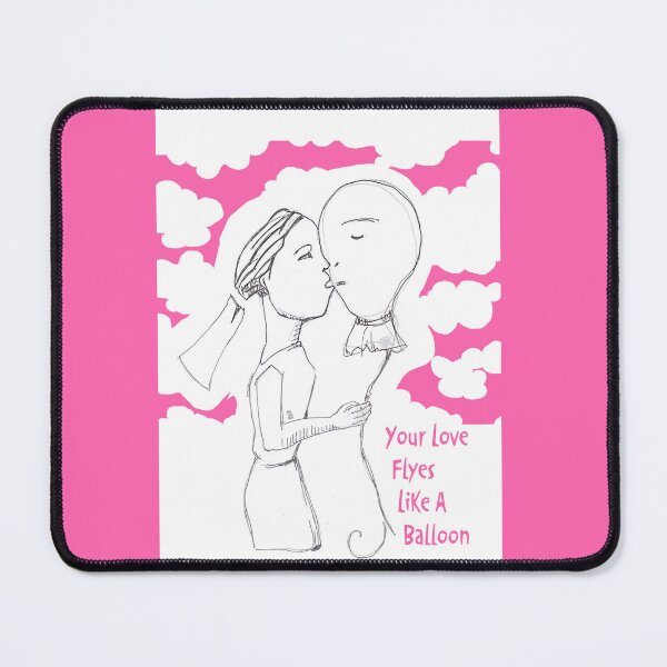 Item preview, Your Love Flies Like A Balloon (Original Ink Drawing by ACCI) designed and sold by VanyssaGraphics.