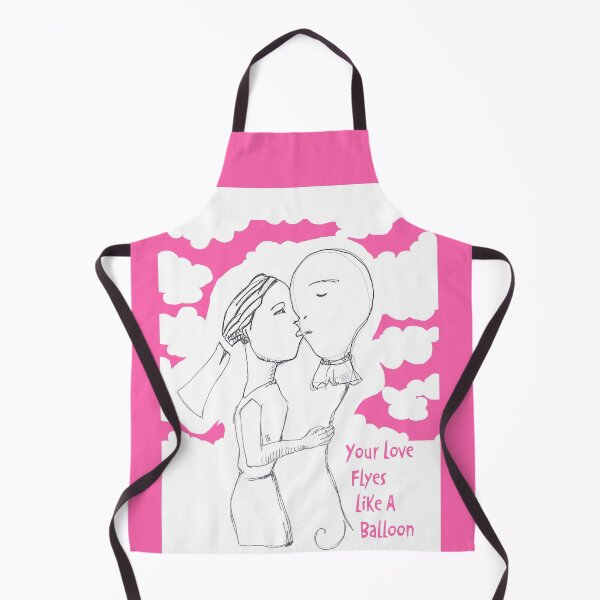 Item preview, Your Love Flies Like A Balloon (Original Ink Drawing by ACCI) designed and sold by VanyssaGraphics.
