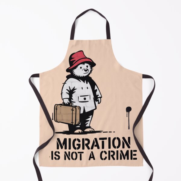 Item preview, Banksy - Migration is not a crime designed and sold by 123ks.