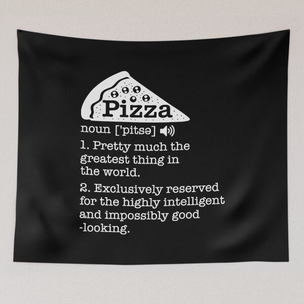 Item preview, Pizza Definition Pizza Explanation designed and sold by Randomera.