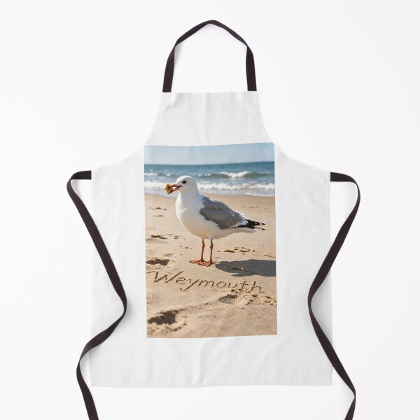 Item preview, Herring Gull on Weymouth Beach designed and sold by Andrea Kreates.