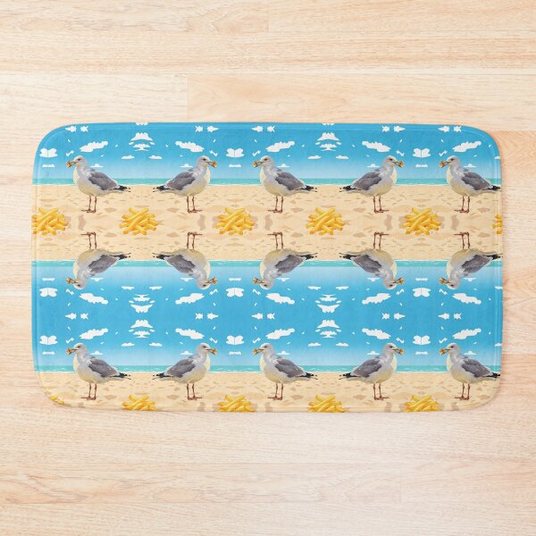 Item preview, Herring Gull on Weymouth Beach designed and sold by Andrea Kreates.