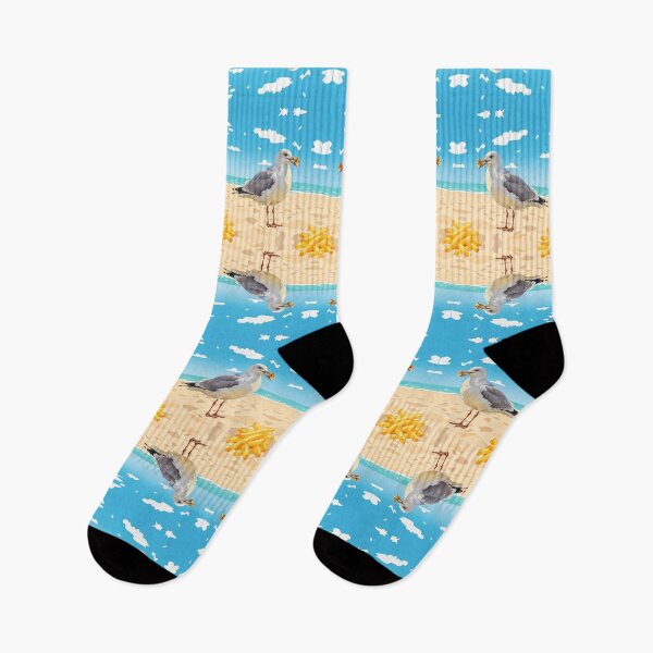 Item preview, Herring Gull on Weymouth Beach designed and sold by Andrea Kreates.
