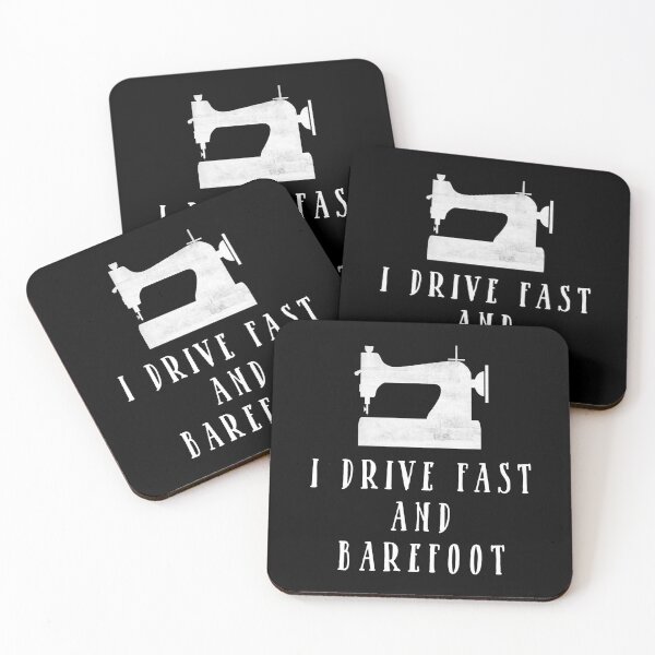 Item preview, I Drive Fast and Barefoot designed and sold by teesaurus.