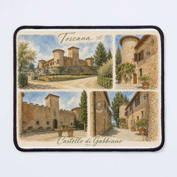 Item preview, Toscana – Castello di Gabbiano – Italian vintage poster designed and sold by JOANNASKAH.