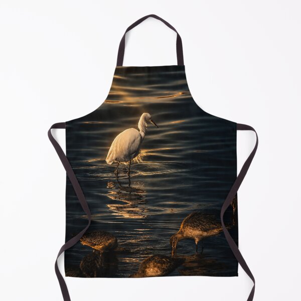 Item preview, Golden Hour Egret Reflection designed and sold by Kimberly Palmer.