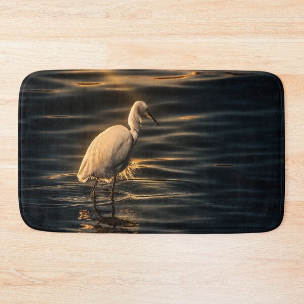 Item preview, Golden Hour Egret Reflection designed and sold by Kimberly Palmer.