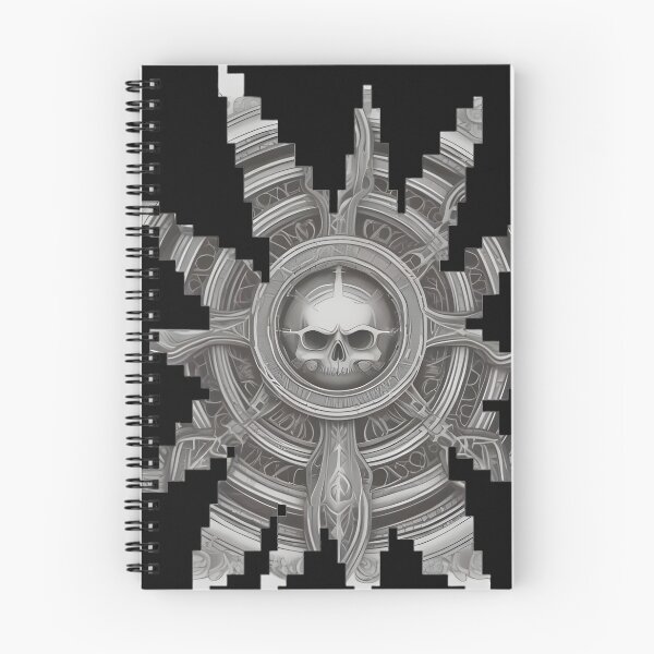 Item preview, Gothic Skull Chaos Star Patch, Cyberpunk Pixel Sacred Geometry Engraving designed and sold by DarkOriginArts.