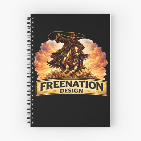 Item preview, Western Cowboy Horse Rider Vintage Rodeo Style Art designed and sold by FREENATION2026.