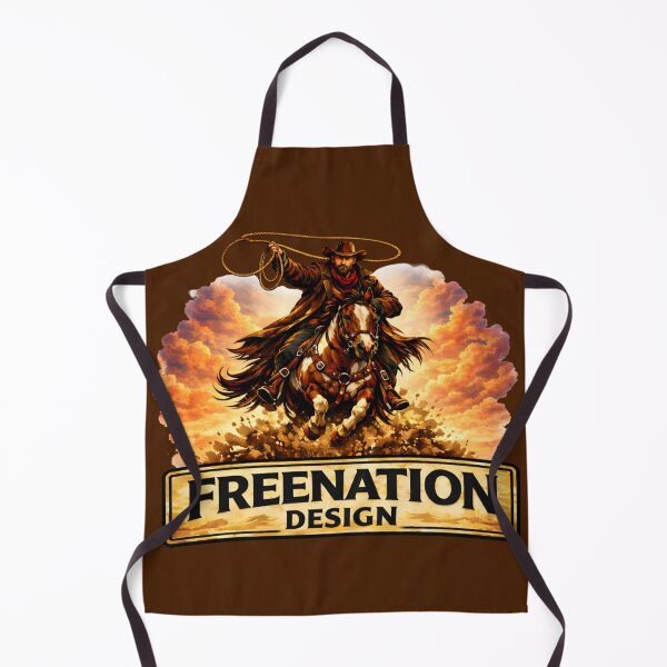 Item preview, Western Cowboy Horse Rider Vintage Rodeo Style Art designed and sold by FREENATION2026.
