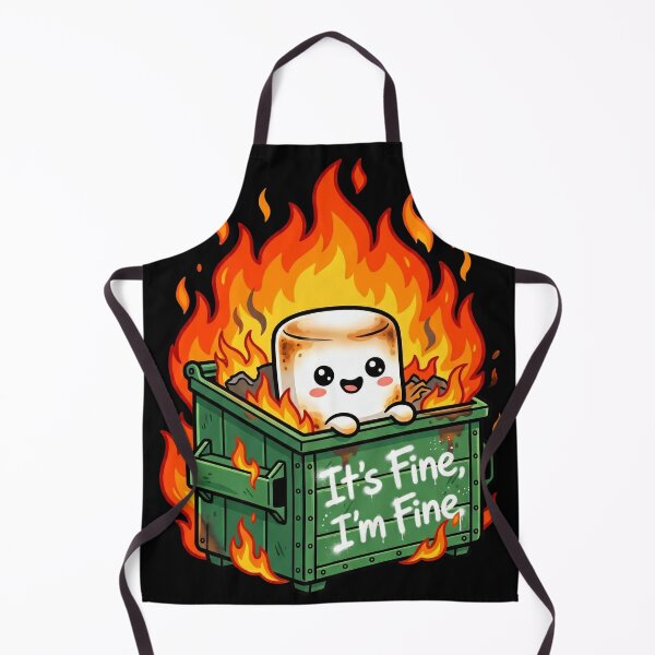 Item preview, Cute Chaos Dumpster Fire designed and sold by Frog Level Treasures.