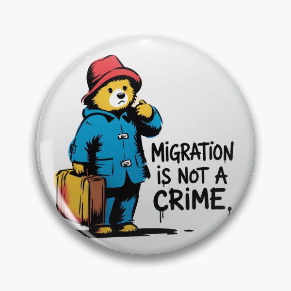 Item preview, Banksy - Migration is not a crime designed and sold by 123ks.