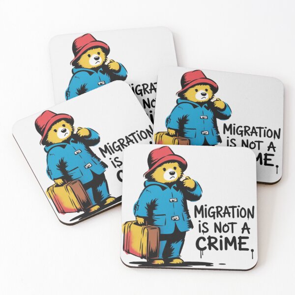 Item preview, Banksy - Migration is not a crime designed and sold by 123ks.