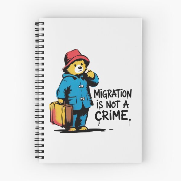 Item preview, Banksy - Migration is not a crime designed and sold by 123ks.