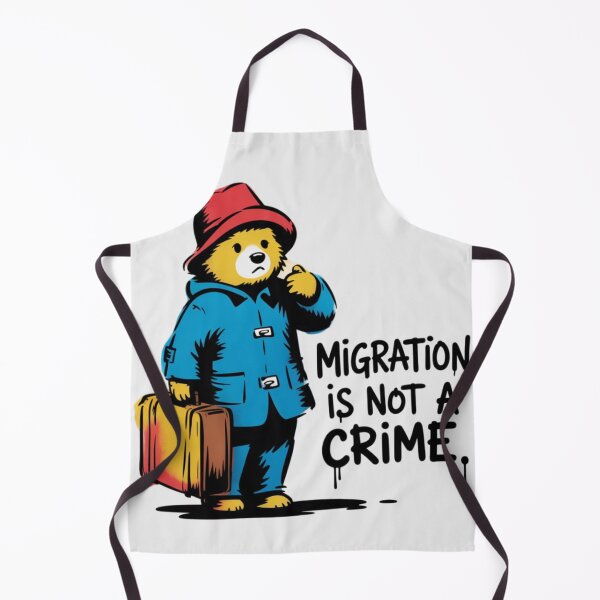 Item preview, Banksy - Migration is not a crime designed and sold by 123ks.