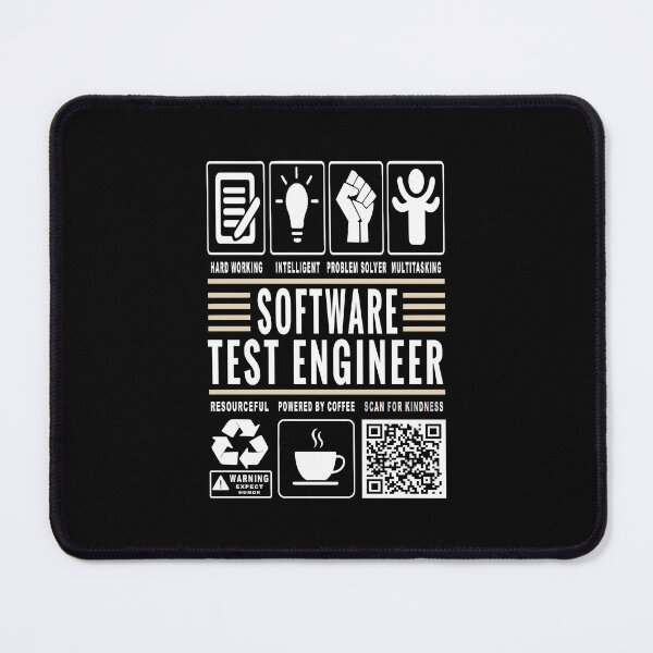 Item preview, Funny Software Test Engineer Job Description Icons QR Code designed and sold by MerchMaxxing.