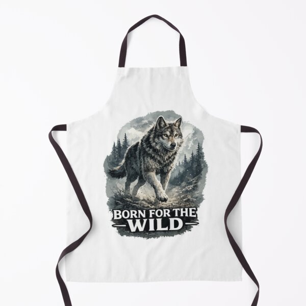 Item preview, Born For The Wild Wolf Shirt designed and sold by PINK FREE.