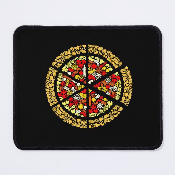Item preview, Pizza Silhouette Pizza Slice designed and sold by Randomera.
