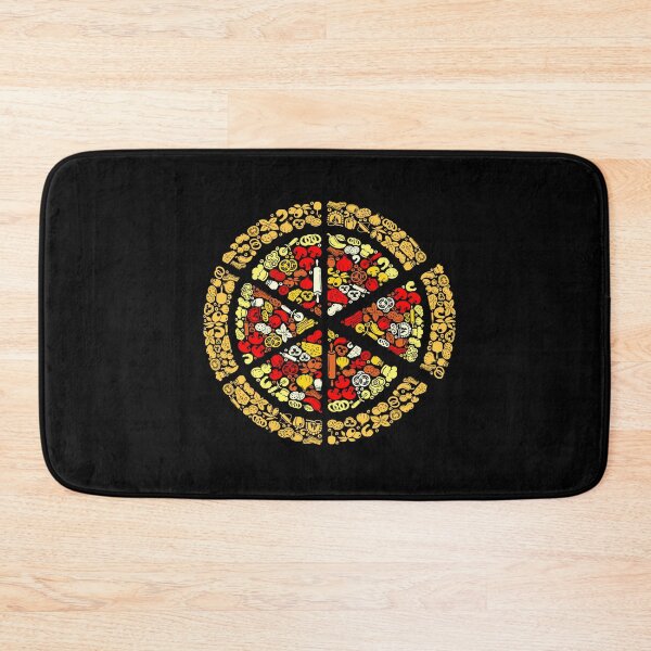 Item preview, Pizza Silhouette Pizza Slice designed and sold by Randomera.