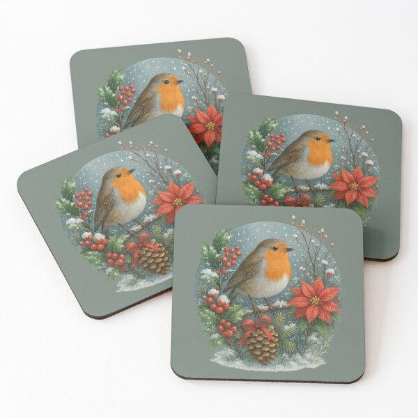 Item preview, Festive Winter Robin designed and sold by ChirpInc.