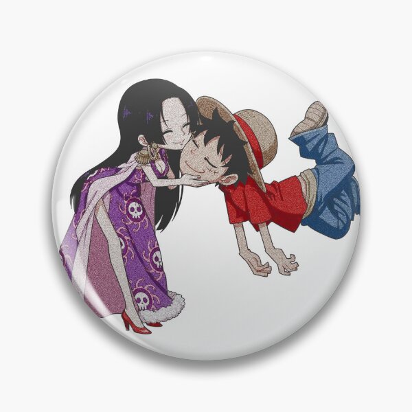 Item preview, Luffy & Boa Hancock Cute Anime Design designed and sold by DWZ Design.