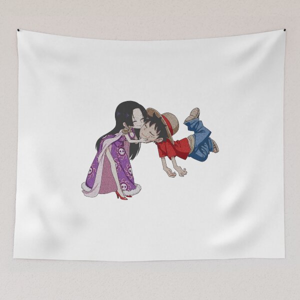 Item preview, Luffy & Boa Hancock Cute Anime Design designed and sold by DWZ Design.