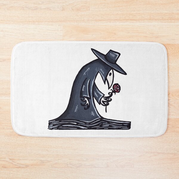 Item preview, Plague Doctor Holding Rose Hand Painted Design designed and sold by TheRainFamily.