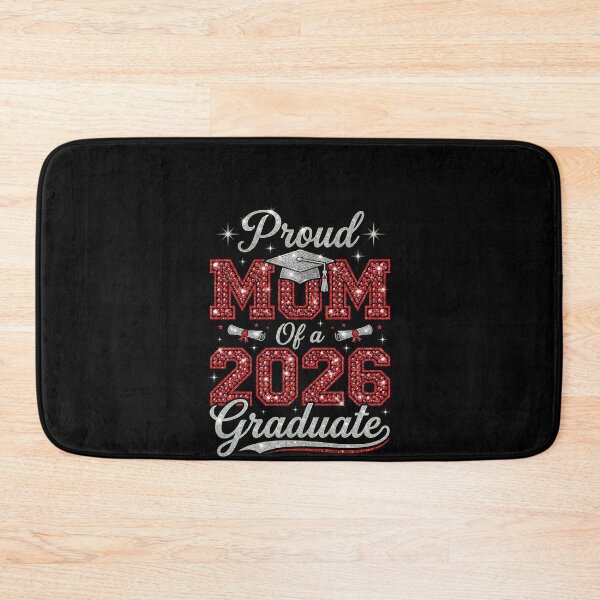 Item preview, Proud Mom Of A 2026 Graduate Red Bling Diamond Tee designed and sold by SofenArt.