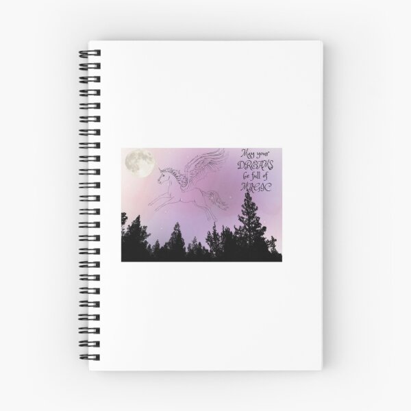 Item preview, Unicorn flying at night designed and sold by RS-Wave.