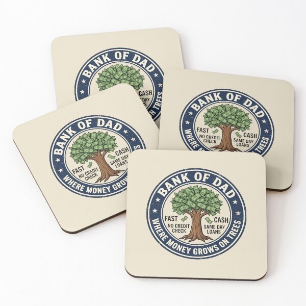 Item preview, Bank of Dad - Where Money Grows on Trees designed and sold by dudelinart.