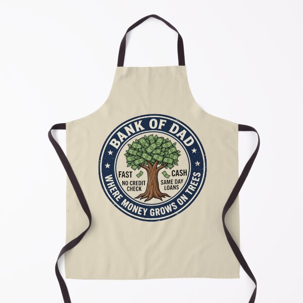 Item preview, Bank of Dad - Where Money Grows on Trees designed and sold by dudelinart.