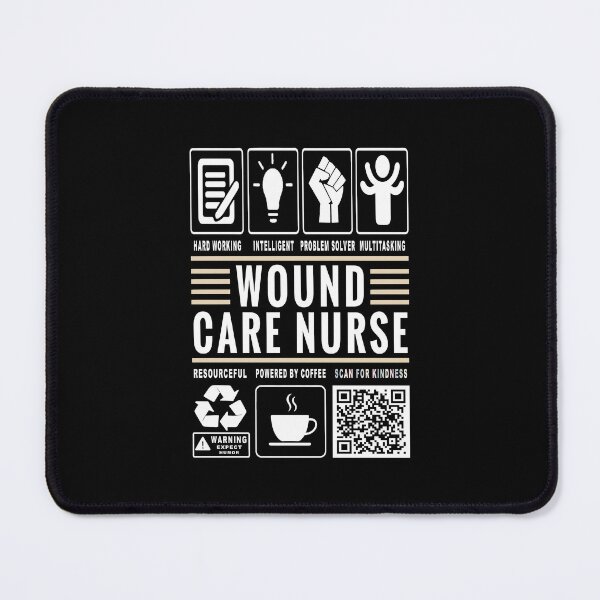 Item preview, Funny Wound Care Nurse Job Description Icons QR Code designed and sold by MerchMaxxing.