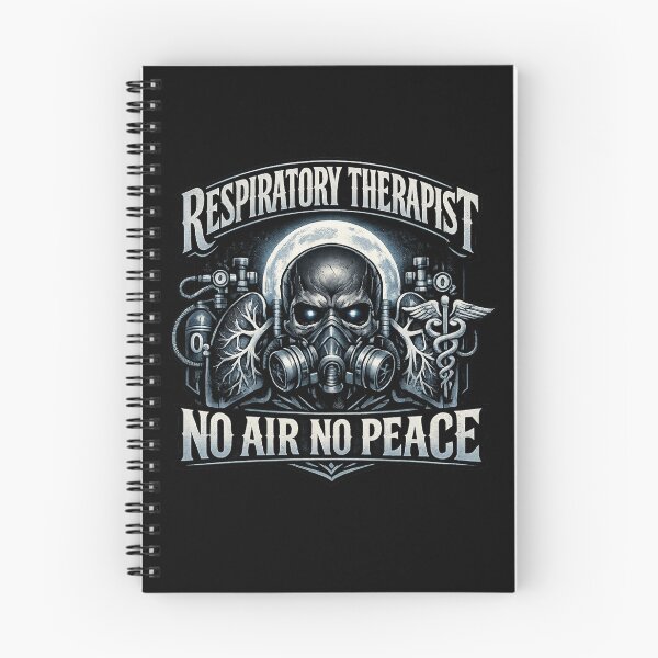 Item preview, Gothic Skull Respiratory Therapist No Air No Peace Healthcare Streetwear Design for Respiratory Care Week designed and sold by ClinicalHubs.