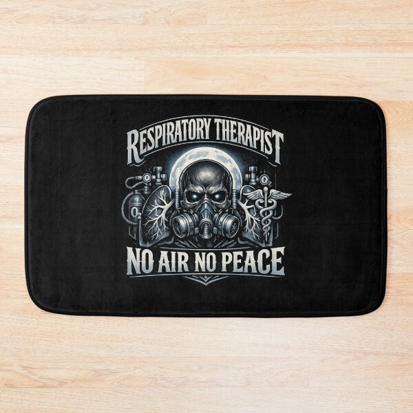 Item preview, Gothic Skull Respiratory Therapist No Air No Peace Healthcare Streetwear Design for Respiratory Care Week designed and sold by ClinicalHubs.