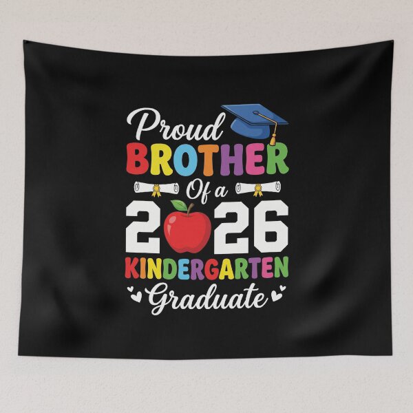 Item preview, Proud Brother Of A 2026 Kindergarten Graduate Tee designed and sold by SofenArt.
