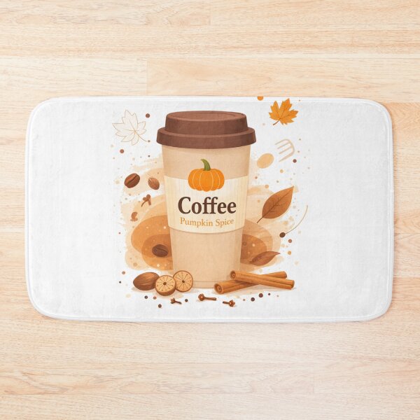 Item preview, ​Pumpkin Spice Coffee Autumn Fall Season Latte Design designed and sold by JREEHBRAND.