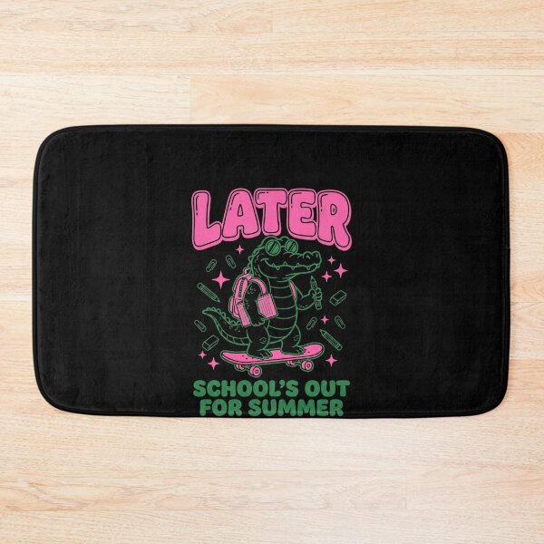 Item preview, Later Schools Out For Summer Funny Gator Skater Kids designed and sold by SofenArt.
