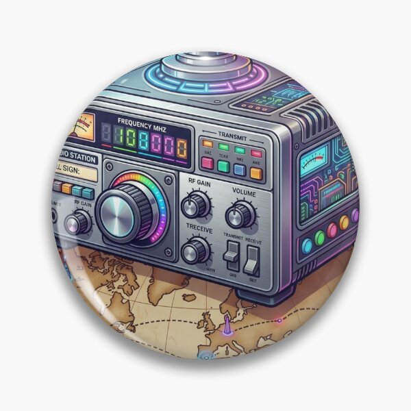 Item preview, Retro Amateur Radio Operator Global designed and sold by J&K.