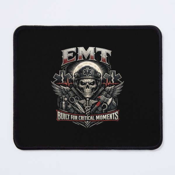 Item preview, Gothic Skull EMT Built For Critical Moments EMS Tactical Rescue Apparel Design designed and sold by ClinicalHubs.